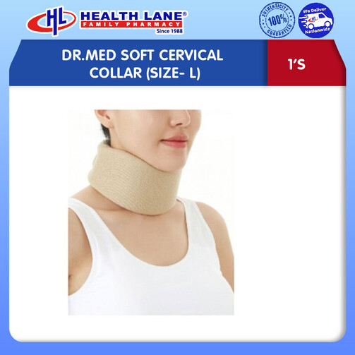 DR.MED SOFT CERVICAL COLLAR (SIZE- L)